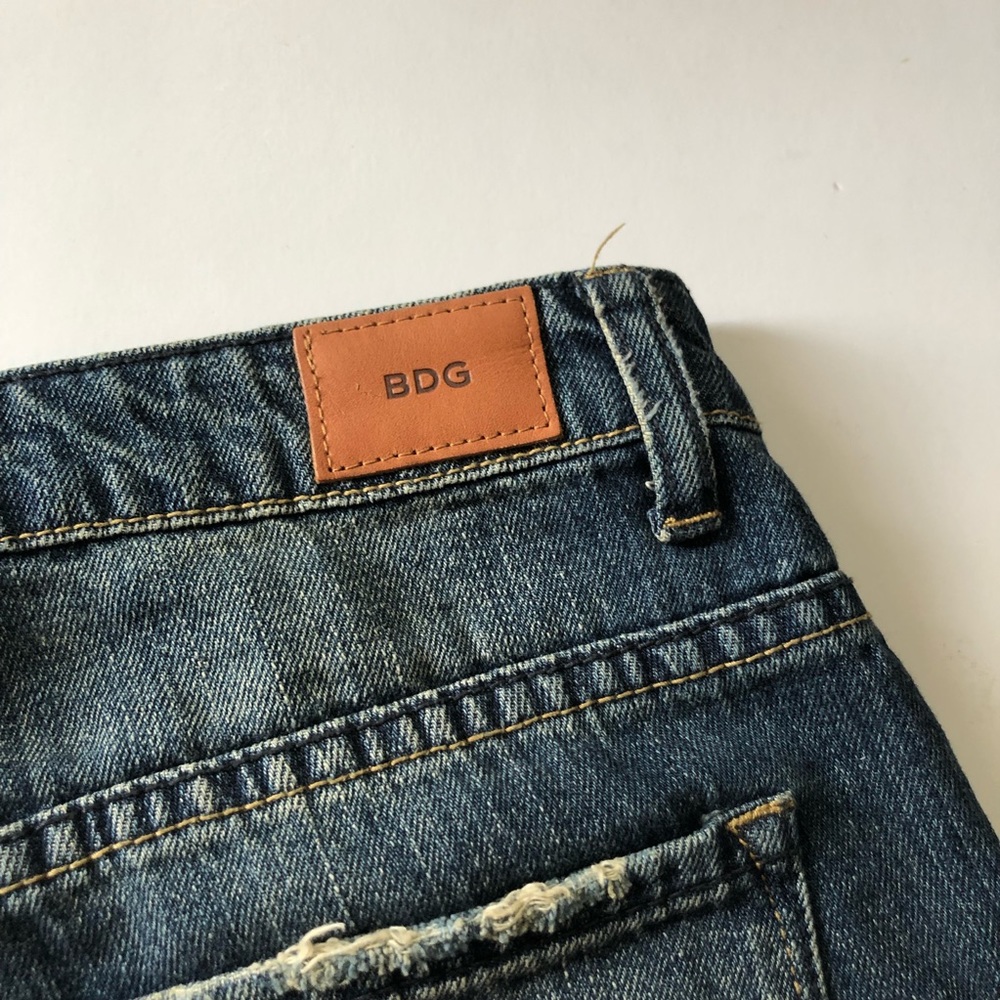 BDG Cut Off Jean Shorts Super High Rise Cheeky - Picture 7 of 8